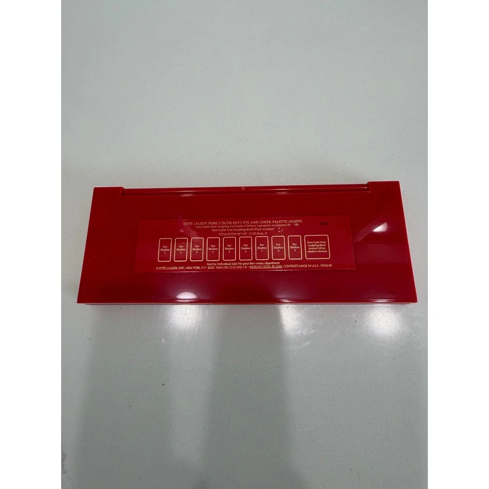 Estee Lauder Minimalist Pure Color Envy Eye Cheek Palette Womens Nudes Red Gold